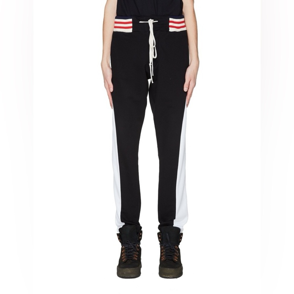 Greg Lauren Black Long Borg Lounge Pants size 4